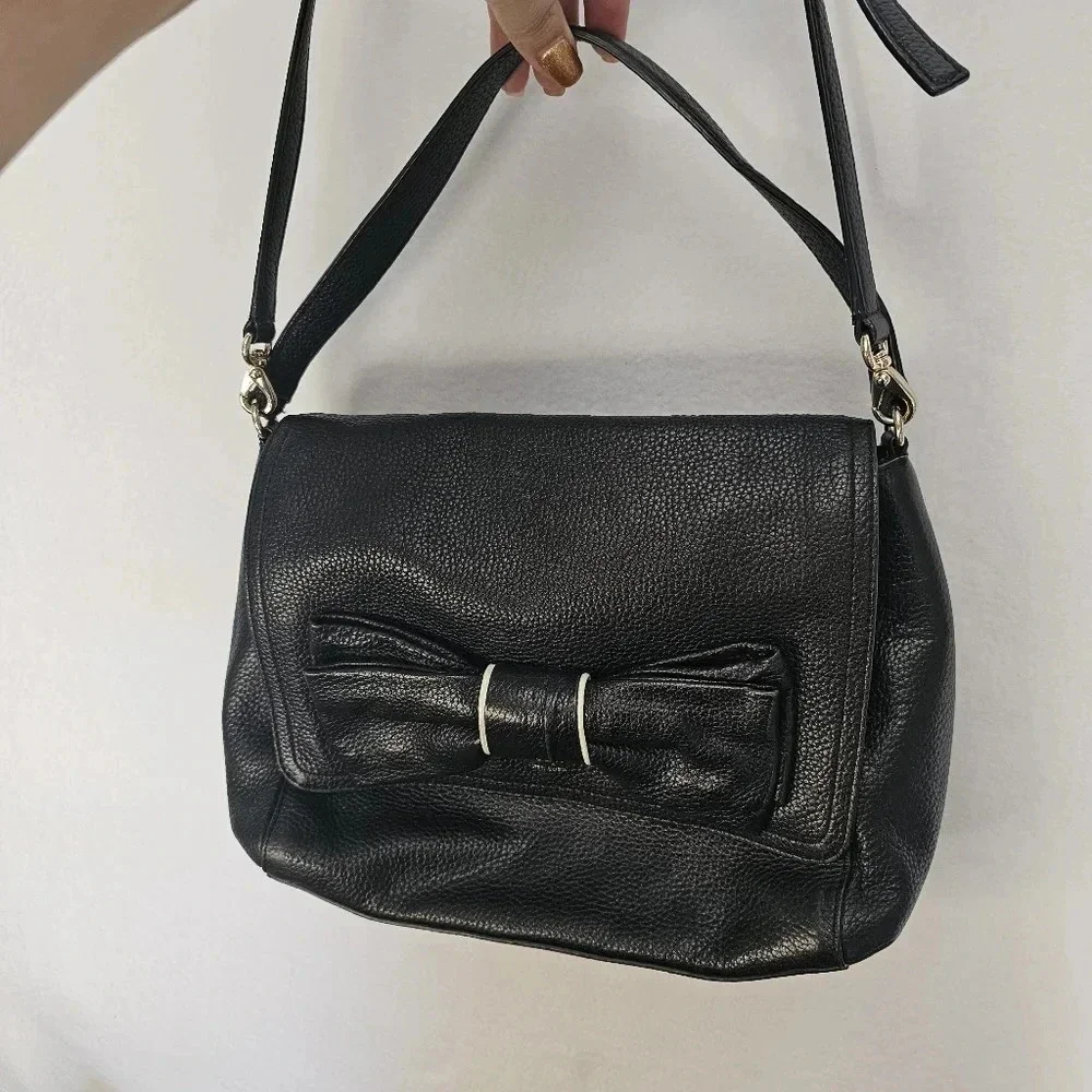 Kate Spade Black Bowtie crossbody‎